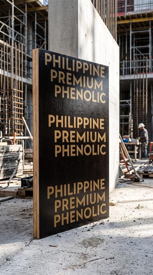 NuForm board standing on a construction site