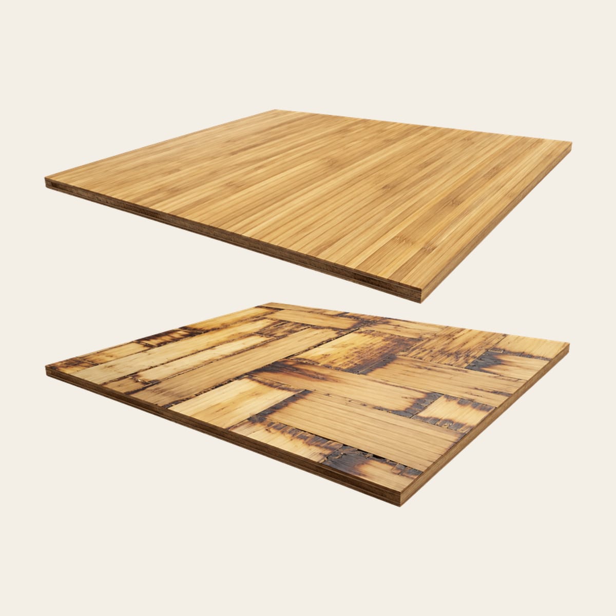NuBrid panel showing the laminated face and the woven back