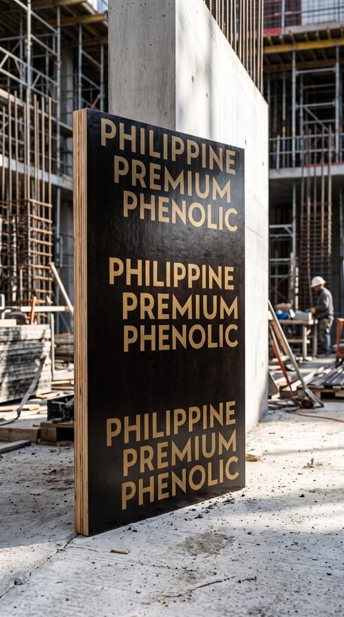 NuForm board standing on a construction site